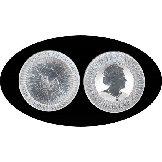 Australia 1 OZ onza  2019  Canguro Kangaroo 1$ Plata Ag