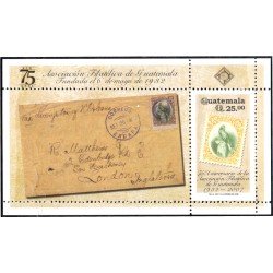 Guatemala HB 39 2007 75º Aniversario de la Asociación Filatélica de Guatemala MNH Guatemala HB 39 2007 75º Aniversario de la Asociación Filatélica de Guatemala MNH