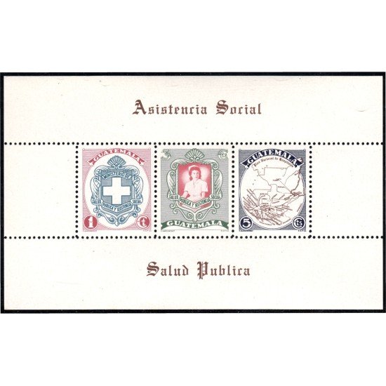 Guatemala HB 5 1951 Asistencia Social Salud Pública MNH