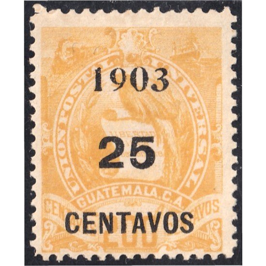 Guatemala 136 1903 Emblema Nacional MH