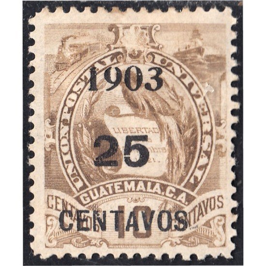 Guatemala 133 1903 Emblema Nacional MH