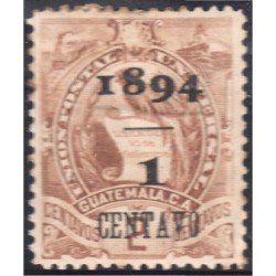 Guatemala 52 1894 Emblema Nacional MH Guatemala 52 1894 Emblema Nacional MH