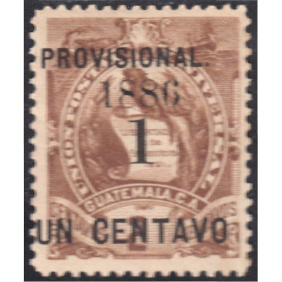 Guatemala 43 1886 Emblema Nacional MH