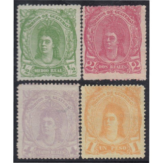Guatemala 11/14 1878 Cabeza india MNH Guatemala 11/14 1878 Cabeza india MNH