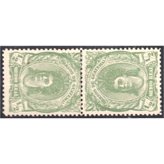 Guatemala 11 1878 Cabeza india MNH Guatemala 11 1878 Cabeza india MNH