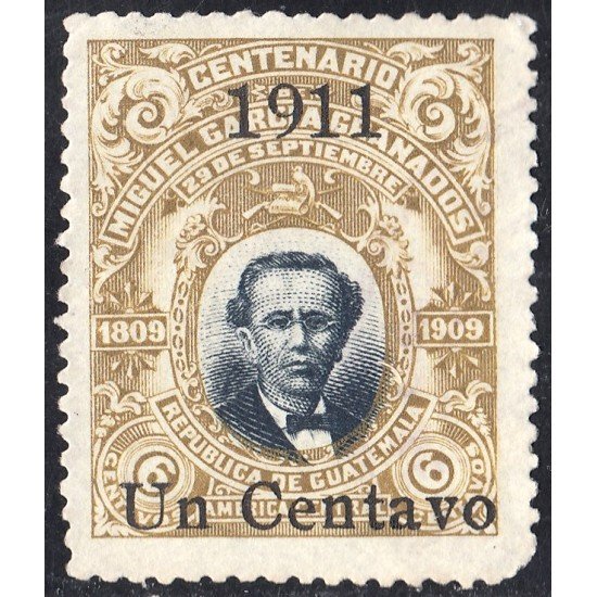 Guatemala 149 1911 Miguel García Granados sin goma
