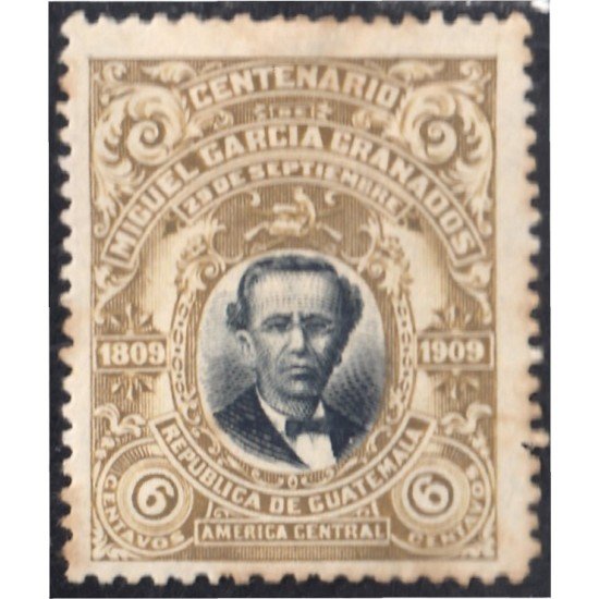 Guatemala 144 1910 Miguel García Granados sin goma