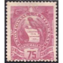 Guatemala 39 1886 Emblema Nacional sin goma