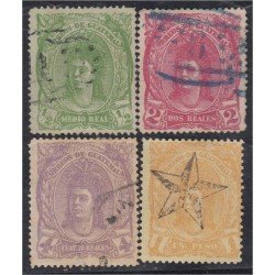 Guatemala 11/14 1878 Cabeza india usados