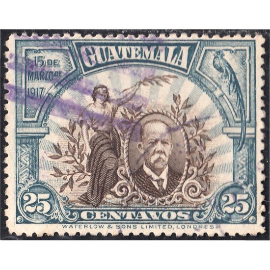 Guatemala 160 1918 Presidente M. Estrada Cabrera usados