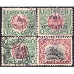 Guatemala 156/59 1916/19 Emblema Nacional usados Guatemala 156/59 1916/19 Emblema Nacional usados
