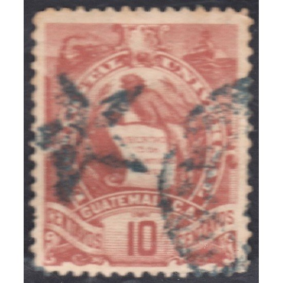 Guatemala 35 1886 Emblema Nacional usados