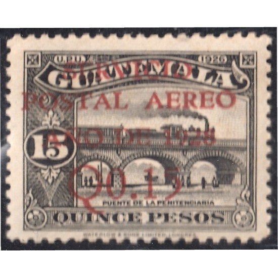 Guatemala A- 3 1929/34 Puente de la penitenciaria MNH