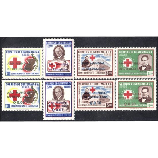 Guatemala A- 253/60 1960 Conmemorativas Cruz Roja MNH