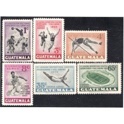 Guatemala A- 173/78 1950 IV Juegos Deportivos Centroamericano y del Caribe MNH
