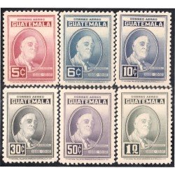 Guatemala A- 153/58 1947 Franklin D. Roosevelt MNH