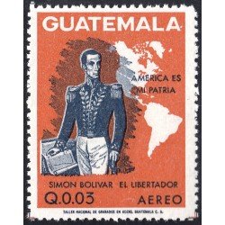 Guatemala A- 536 1974 Simón Bolívar El Libertador MNH
