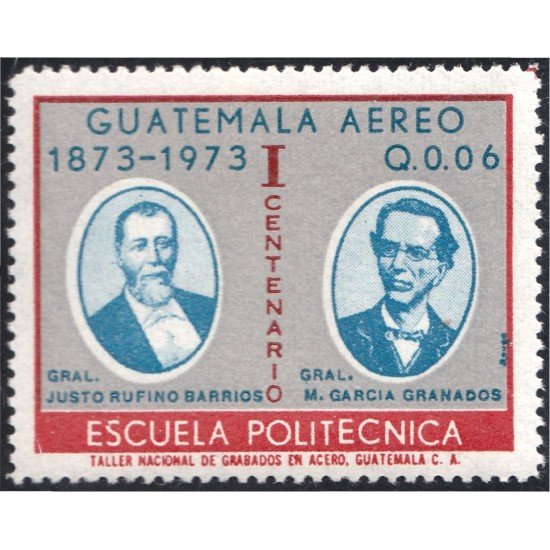 Guatemala A- 533 1974 Gral. Justo Rufino Barrios M. García Granados MNH Guatemala A- 533 1974 Gral. Justo Rufino Barrios M. García Granados MNH