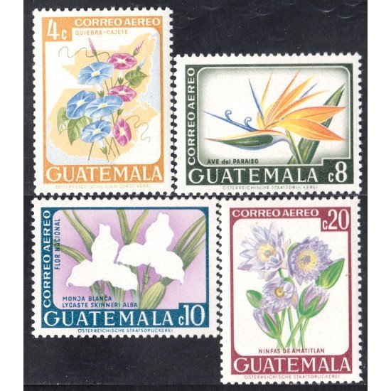 Guatemala A- 362/65 1967 Flores Flowers MNH
