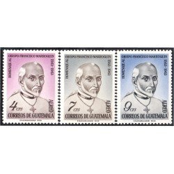 Guatemala A- 326/28 1965 Obispo Francisco Marroquín MNH