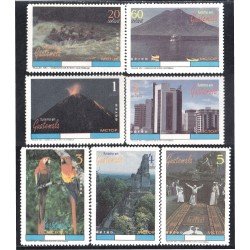 Guatemala A- 846/52 1996 Turismo en Guatemala Fauna loro MNH