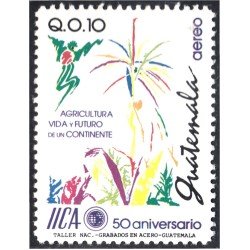 Guatemala A- 842 1994 50 Aniversario del Instituto Agrícola Interamericano MNH Guatemala A- 842 1994 50 Aniversario del Instituto Agrícola Interamericano MNH