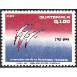 Guatemala A- 828 1989 Bicentenario de la Revolución Francesa Emisión conjunta MNH Guatemala A- 828 1989 Bicentenario de la Revolución Francesa Emisión conjunta MNH