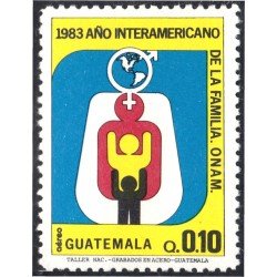 Guatemala A- 798 1985 Año Interamericano de la familia ONAM MNH Guatemala A- 798 1985 Año Interamericano de la familia ONAM MNH