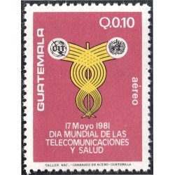Guatemala A- 759 1983 Día Mundial de las Telecomunicaciones y la Salud MNH Guatemala A- 759 1983 Día Mundial de las Telecomunicaciones y la Salud MNH