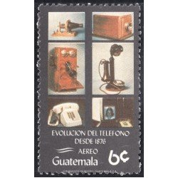 Guatemala A- 738 1981 Evolución del teléfono desde 1876 MNH Guatemala A- 738 1981 Evolución del teléfono desde 1876 MNH