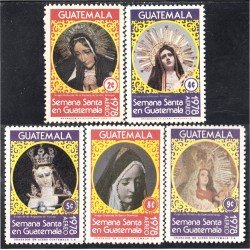 Guatemala A- 637/41 1978 Semana Santa MNH Guatemala A- 637/41 1978 Semana Santa MNH
