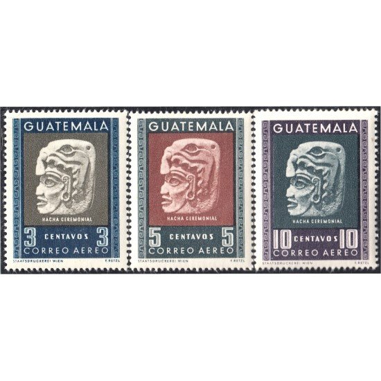 Guatemala A- 183/85 1953 Hacha Ceremonial MH