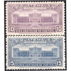 Guatemala A- 143/44 1946 Palacio Nacional MH