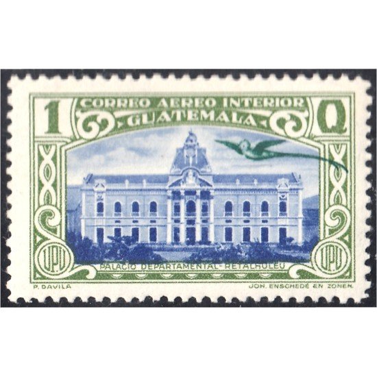 Guatemala A- 113 1939 Palacio Departamental Retalhuleu MH Guatemala A- 113 1939 Palacio Departamental Retalhuleu MH