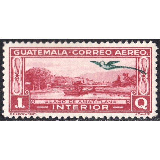 Guatemala A- 38A 1935/36 Lago de Amatitlan MH Guatemala A- 38A 1935/36 Lago de Amatitlan MH
