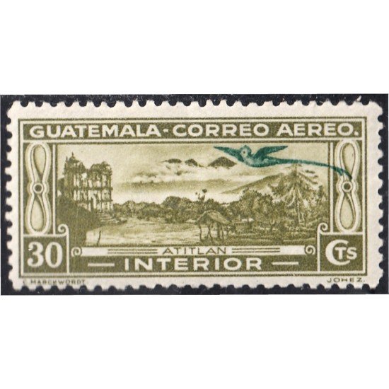 Guatemala A- 36 1935/36 Atitlan Paisaje MH