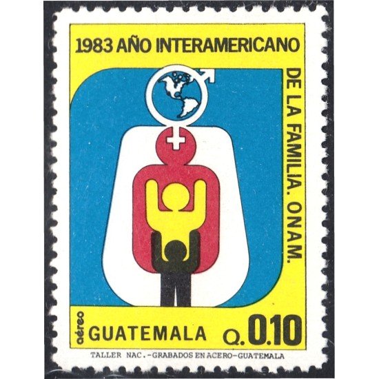 Guatemala A- 798 1985 Año Interamericano de la familia ONAM MH