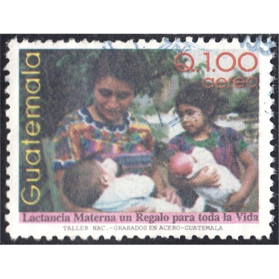 Guatemala A- 869 1998 Campaña a favor de la lactancia materna usados