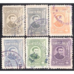 Guatemala A- 287/87E 1963/65 Fray Payo Enriquez de Rivera usados