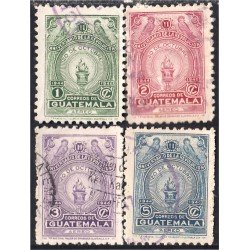 Guatemala A- 149/52 1947 Aniversario de la Revolución del 20 de Octubre usados