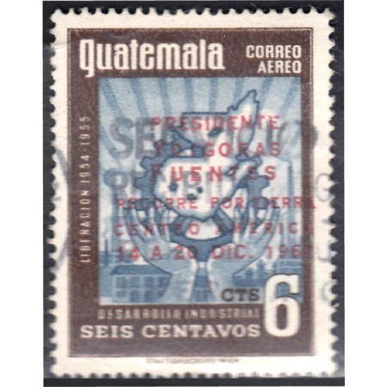 Guatemala Números Mitchel 674 Presidente Ydigoras Fuentes usados Guatemala Números Mitchel 674 Presidente Ydigoras Fuentes usados