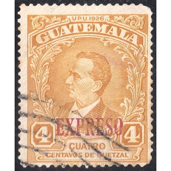 Guatemala Urgente 1 1940 Miguel García Granados usados Guatemala Urgente 1 1940 Miguel García Granados usados
