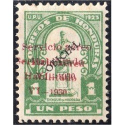 Honduras A- 28a 1929/31 Busto de Dionisio Herrera MH sb doble Honduras A- 28a 1929/31 Busto de Dionisio Herrera MH sb doble