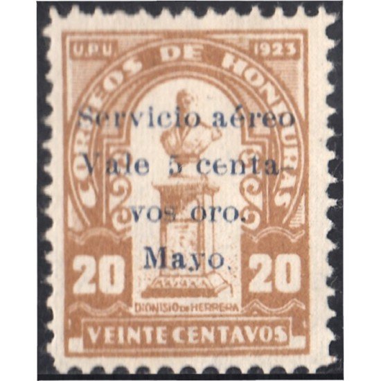 Honduras A- 21 1929/31 Busto de Dionisio Herrera MH Honduras A- 21 1929/31 Busto de Dionisio Herrera MH