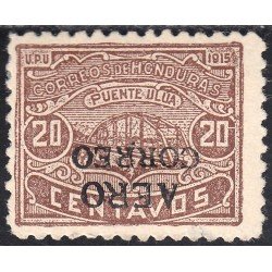 Honduras A- 3 1925 Puente Ulua MH sb invertida Honduras A- 3 1925 Puente Ulua MH sb invertida