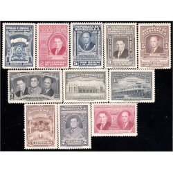 Honduras A- 160/70 1949 Juan Manuel Gálvez Gral. Tiburcio Cáreas y Julio Lozano MH