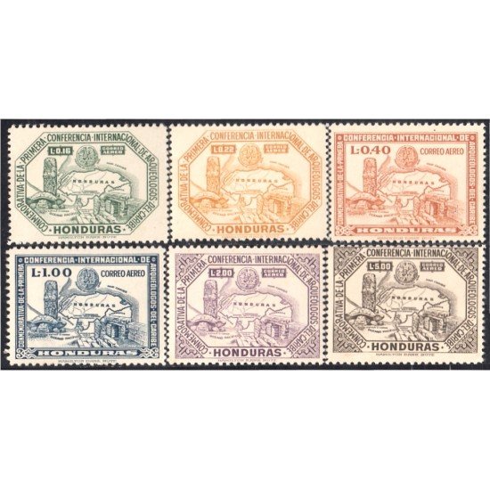 Honduras A- 154/59 1947 Mapa de Honduras MH