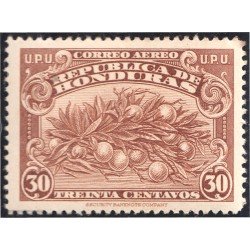 Honduras A- 130 1943 Unión Postal Universal Naranjo MH
