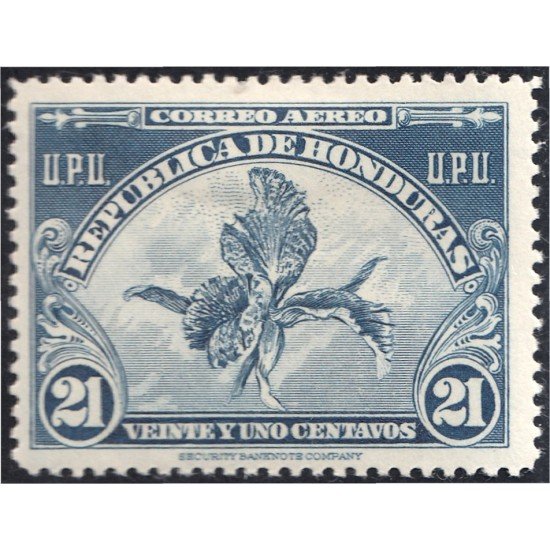 Honduras A- 129 1943 Unión Postal Universal Orquídea Flor Flower MH Honduras A- 129 1943 Unión Postal Universal Orquídea Flor Flower MH