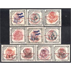 Honduras A- 207/16 1955 Rotary International UNICEF y UNESCO MNH